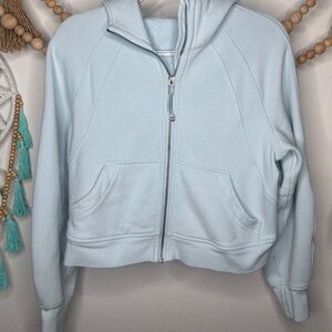 Lululemon Powder Blue Full Zip Scuba Jacket